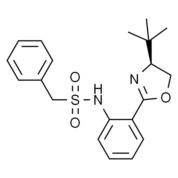 (S)-N-(2-(4-(tert-Butyl)-4,5-dihydrooxazol-2-yl)phenyl)-1-phenylmethanesulfonamide