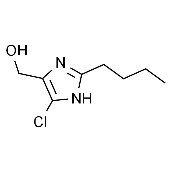 2-butyl-4-chloro-5-(hydroxymethyl)imidazole