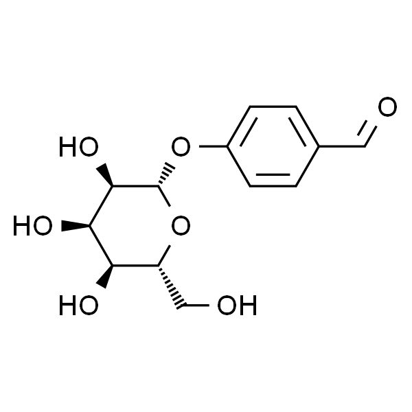 4-(((2S,3R,4R,5S,6R)-3,4,5-Trihydroxy-6-(hydroxymethyl)tetrahydro-2H-pyran-2-yl)oxy)benzaldehyde