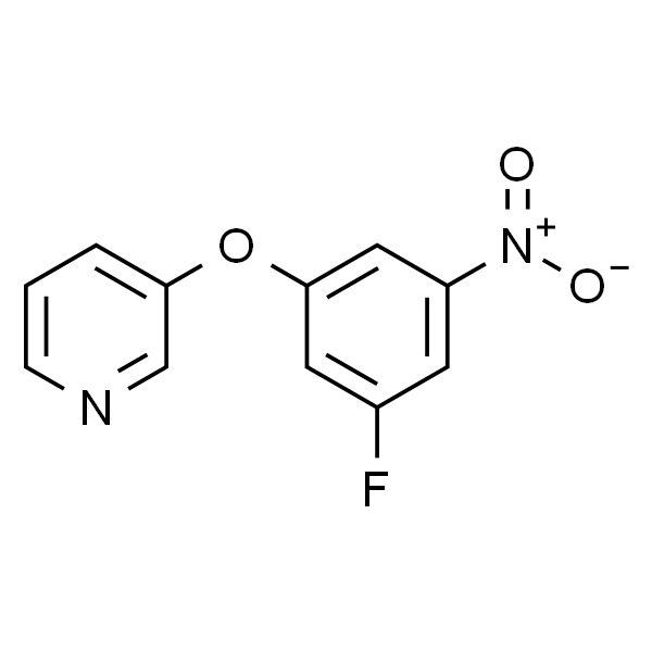 3-(3-Fluoro-5-nitrophenoxy)pyridine