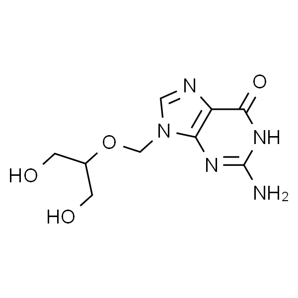 2-Amino-9-(((1,3-dihydroxypropan-2-yl)oxy)methyl)-1H-purin-6(9H)-one