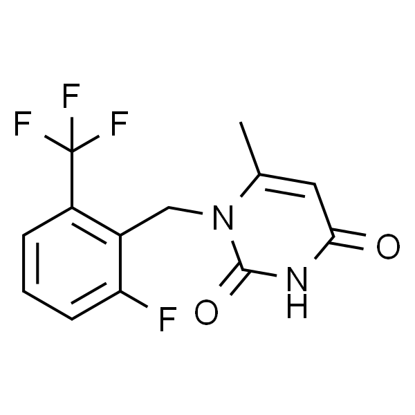 1-(2-Fluoro-6-(trifluoromethyl)benzyl)-6-methylpyrimidine-2,4(1H,3H)-dione