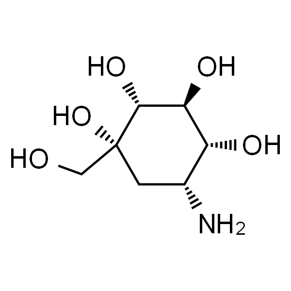 (1S,2S,3R,4S,5S)-5-Amino-1-(hydroxymethyl)cyclohexane-1,2,3,4-tetraol