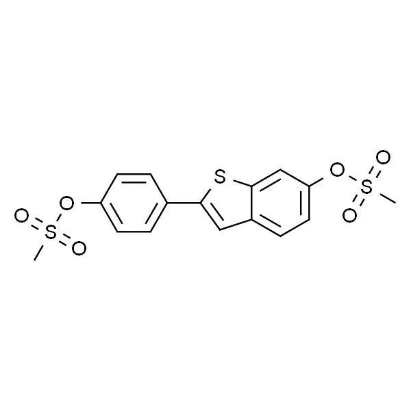 4-(6-(methylsulfonyloxy)benzo[b]thiophen-2-yl)phenyl methanesulfonate