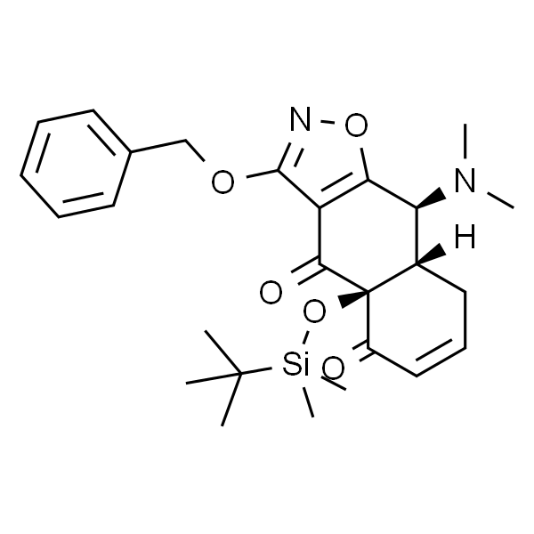 (4AS,8aS,9S)-3-(benzyloxy)-4a-((tert-butyldimethylsilyl)oxy)-9-(dimethylamino)-8a,9-dihydronaphtho[2,3-d]isoxazole-4,5(4aH,8H)-dione