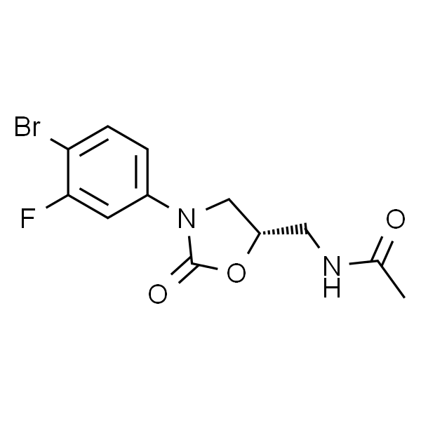 5S-N-[3-(4-Bromo-3-fluorophenyl)-2-oxooxazolidin-5-ylmethyl]acetamide