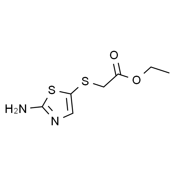 Ethyl 2-((2-aminothiazol-5-yl)thio)acetate