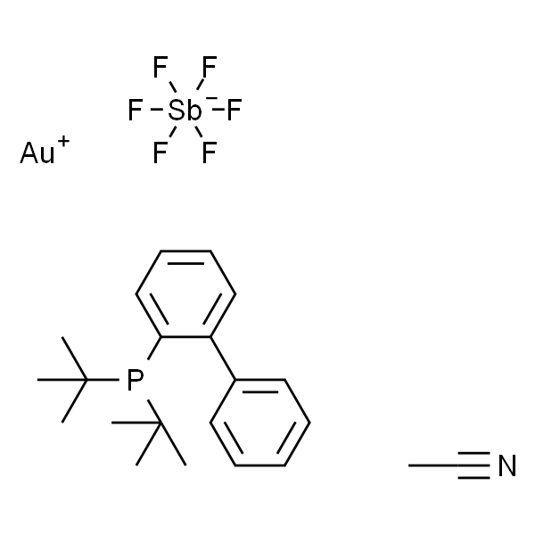 (Acetonitrile)[(2-biphenyl)di-tert-butylphosphine]gold(I) hexafluoroantimonate