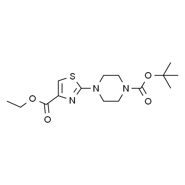 Ethyl2-(4-(tert-butoxycarbonyl)piperazin-1-yl)thiazole-4-carboxylate