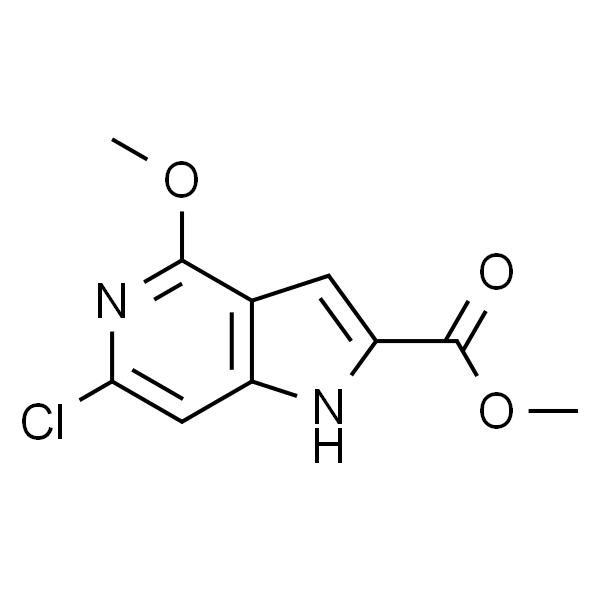 Methyl 6-chloro-4-methoxy-1H-pyrrolo[3，2-c]pyridine-2-carboxylate