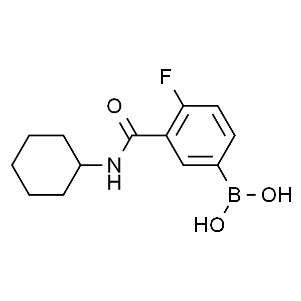 [3-(cyclohexylcarbamoyl)-4-fluoro-phenyl]boronic acid