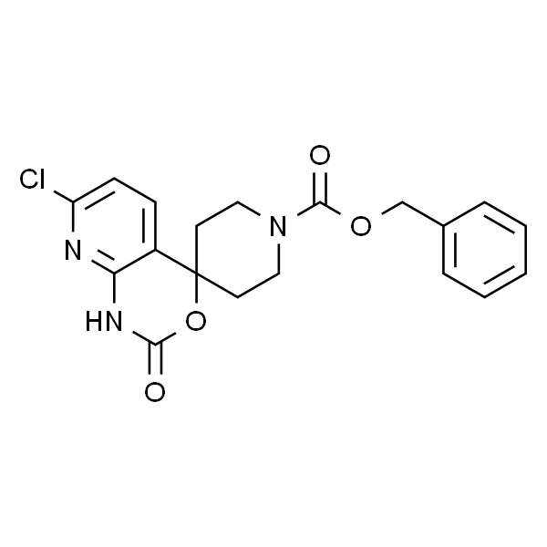 Benzyl 7'-chloro-2'-oxo-1'，2'-dihydrospiro[piperidine-4，4'-pyrido[2，3-d][1，3]oxazine]-1-carboxylate