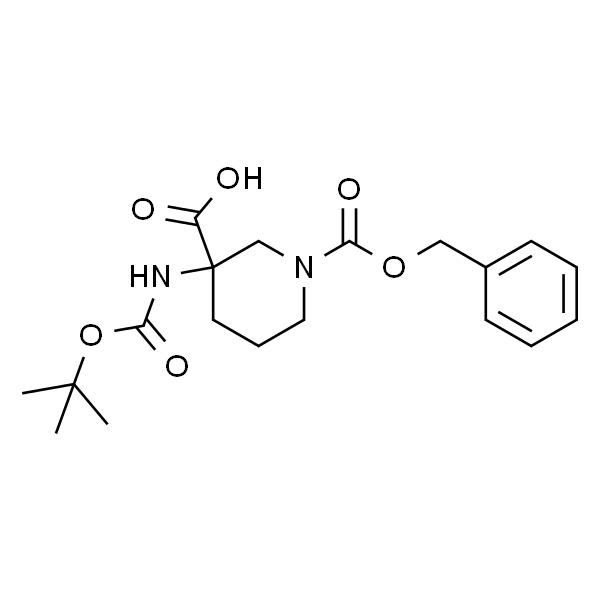 1-((Benzyloxy)carbonyl)-3-((tert-butoxycarbonyl)amino)piperidine-3-carboxylic acid