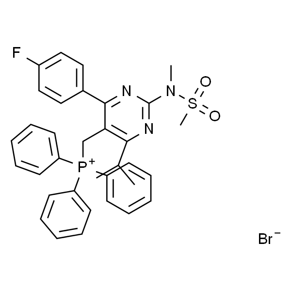 ((4-(4-Fluorophenyl)-6-isopropyl-2-(N-methylmethylsulfonamido)pyrimidin-5-yl)methyl)triphenylphosphonium bromide