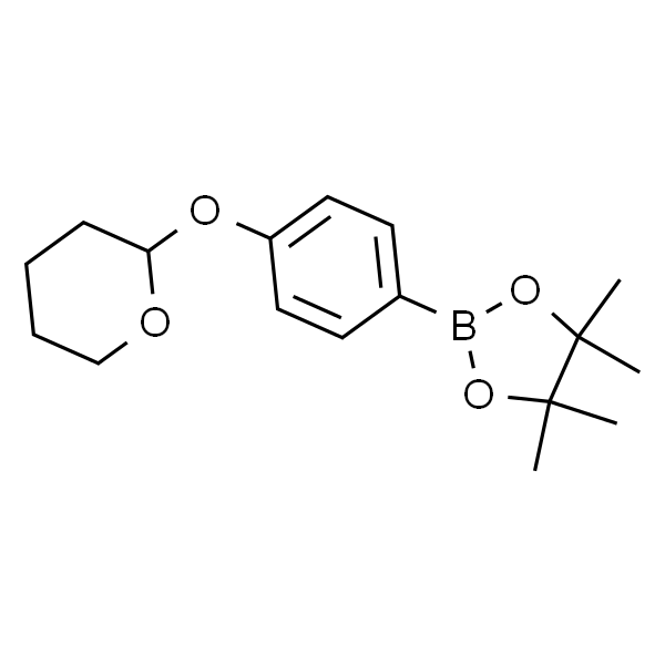 4，4，5，5-Tetramethyl-2-(4-((tetrahydro-2H-pyran-2-yl)oxy)phenyl)-1，3，2-dioxaborolane