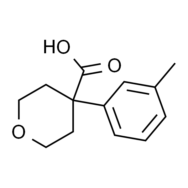 4-(3-Methylphenyl)tetrahydropyran-4-carboxylic acid