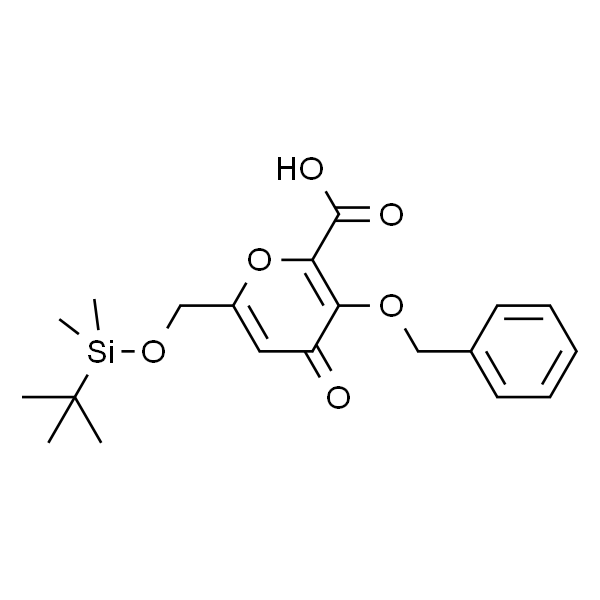 3-(Benzyloxy)-6-(((tert-butyldimethylsilyl)oxy)methyl)-4-oxo-4H-pyran-2-carboxylic acid