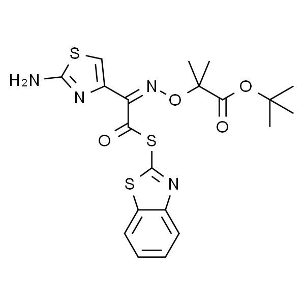 (Z)-tert-Butyl 2-(((1-(2-aminothiazol-4-yl)-2-(benzo[d]thiazol-2-ylthio)-2-oxoethylidene)amino)oxy)-2-methylpropanoate