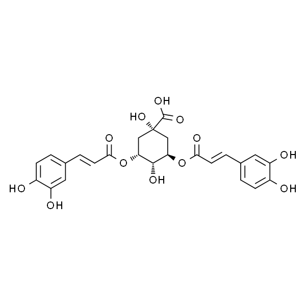 (1S,3R,4S,5R)-3,5-Bis(((E)-3-(3,4-dihydroxyphenyl)acryloyl)oxy)-1,4-dihydroxycyclohexanecarboxylic acid