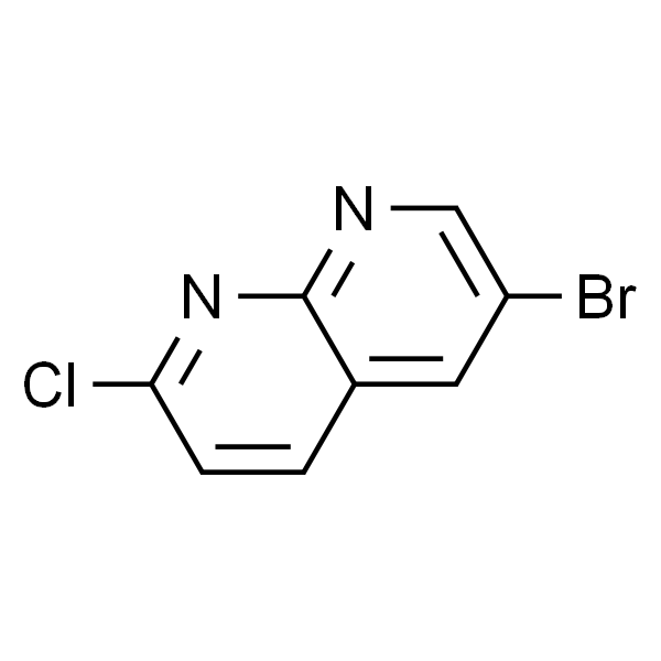 6-Bromo-2-chloro-1,8-naphthyridine, 96%