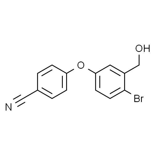 4-(4-bromo-3-(hydroxymethyl)phenoxy)benzonitrile