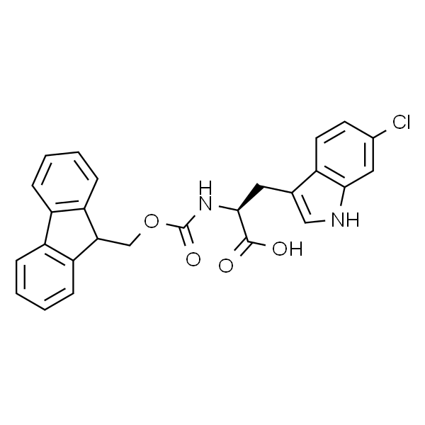 (S)-2-((((9H-Fluoren-9-yl)methoxy)carbonyl)amino)-3-(6-chloro-1H-indol-3-yl)propanoic acid