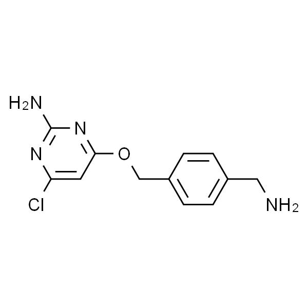 4-((4-(Aminomethyl)benzyl)oxy)-6-chloropyrimidin-2-amine