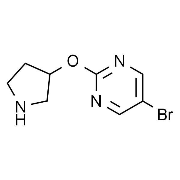 5-Bromo-2-(pyrrolidin-3-yloxy)pyrimidine