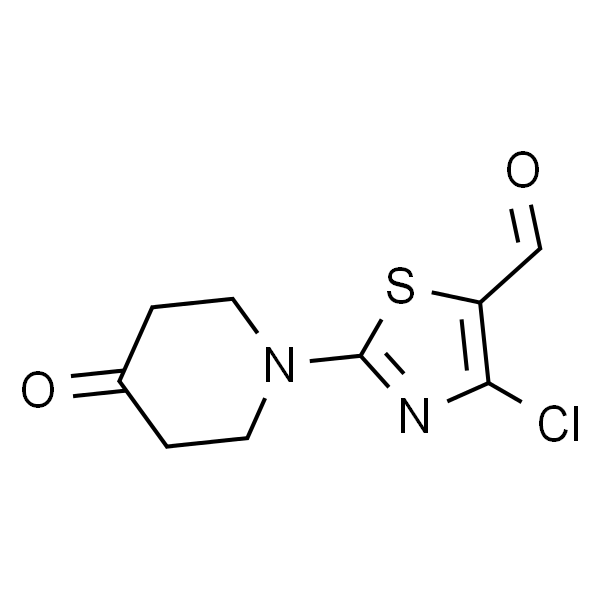 4-CHLORO-2-(4-OXO-PIPERIDINYL)-5-THIAZOLECARBOXALDEHYDE
