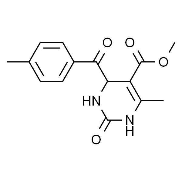Methyl 6-methyl-4-(4-methylbenzoyl)-2-oxo-1，2，3，4-tetrahydropyrimidine-5-carboxylate