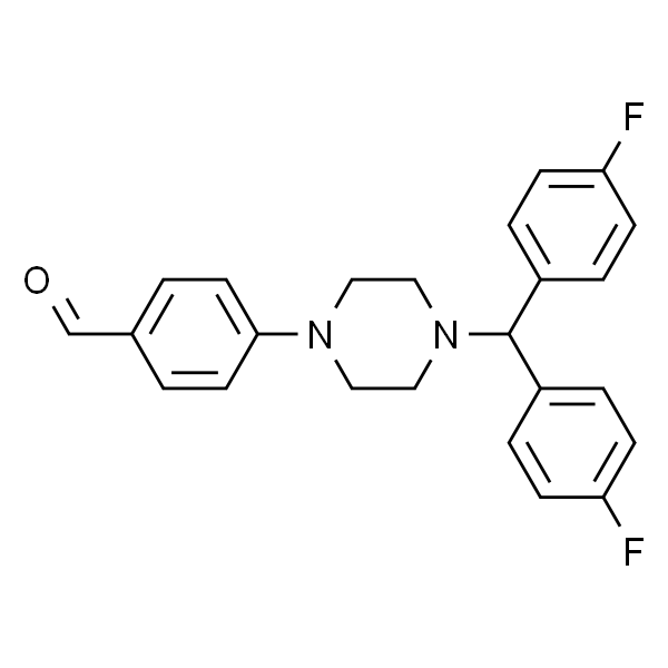 4-(4-(Bis(4-fluorophenyl)methyl)piperazin-1-yl)benzaldehyde