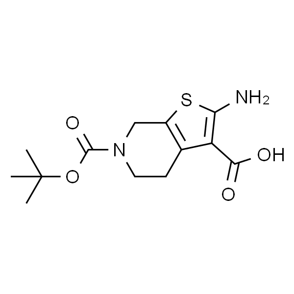 2-amino-6-(tert-butoxycarbonyl)-4,5,6,7-tetrahydrothieno[2,3-c]pyridine-3-carboxylic acid