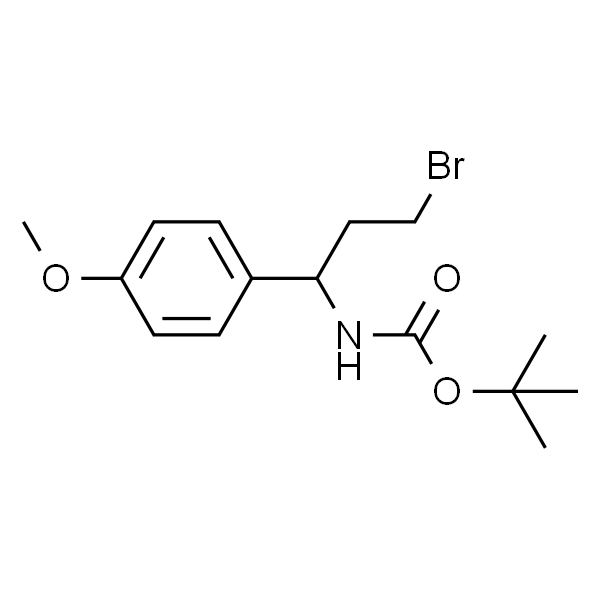 1-(Boc-amino)-3-bromo-1-(4-methoxyphenyl)propane