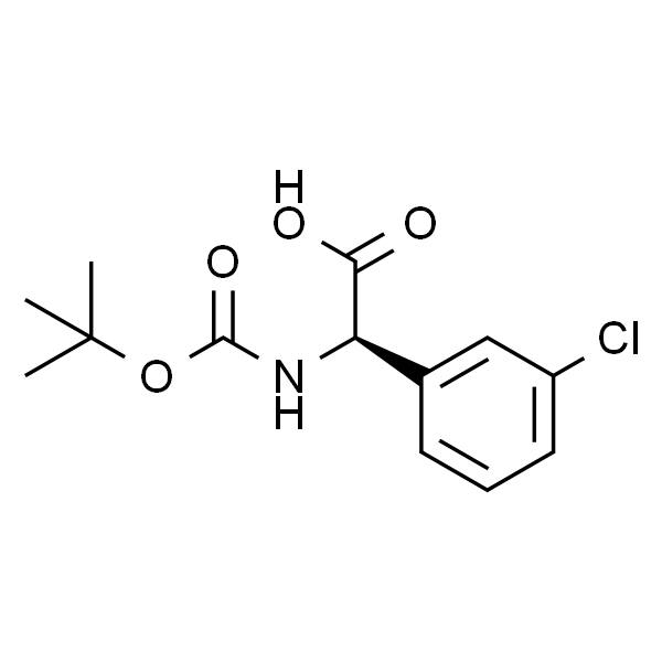 N-Boc-(R)-2-amino-2-(3-chlorophenyl)acetic acid