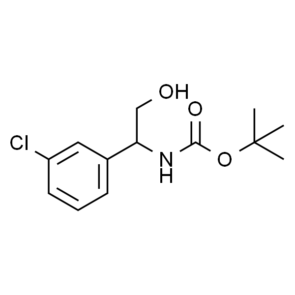 [1-(3-Chlorophenyl)-2-hydroxyethyl]carbamic acid tert-butyl ester