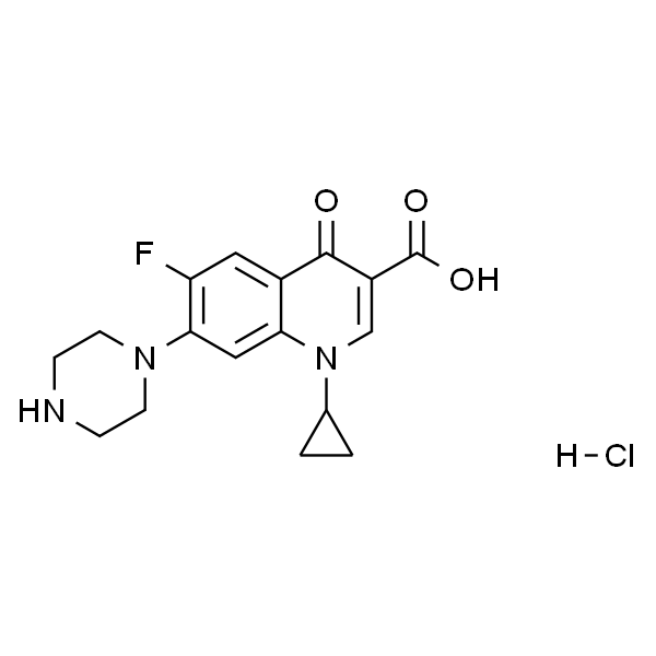 1-Cyclopropyl-6-fluoro-4-oxo-7-(piperazin-1-yl)-1,4-dihydroquinoline-3-carboxylic acid hydrochloride