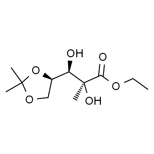 (2S，3R)-Ethyl 3-((R)-2，2-dimethyl-1，3-dioxolan-4-yl)-2，3-dihydroxy-2-methylpropanoate