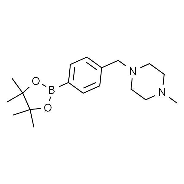 1-Methyl-4-[4-(4，4，5，5-tetramethyl-1，3，2-dioxaborolan-2-yl)benzyl]piperazine