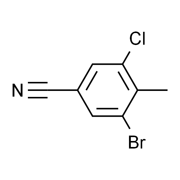 3-Bromo-5-chloro-4-methylbenzonitrile