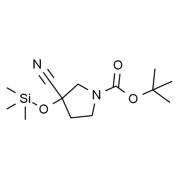tert-Butyl 3-cyano-3-((trimethylsilyl)oxy)pyrrolidine-1-carboxylate