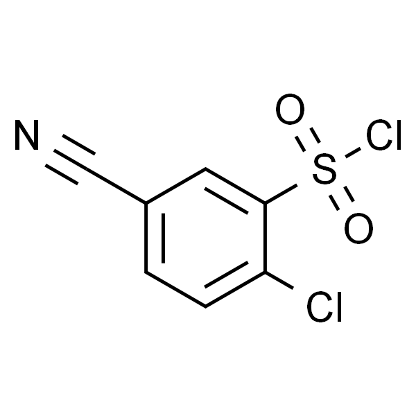 2-Chloro-5-cyanobenzene-1-sulfonyl chloride