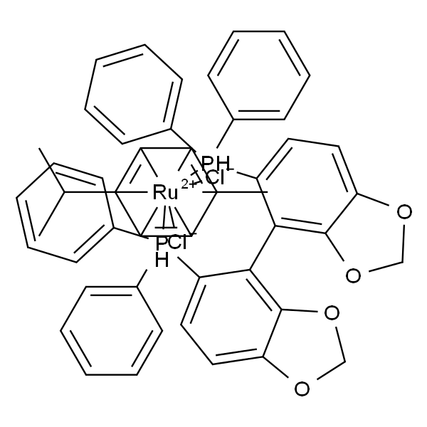 Chloro[(R)-(+)-5,5'-bis(diphenylphosphino)-4,4'-bi-1,3-benzodioxole](p-cymene)ruthenium(II) chloride