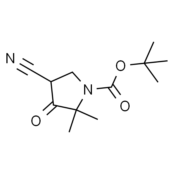 tert-Butyl 4-cyano-2，2-dimethyl-3-oxopyrrolidine-1-carboxylate