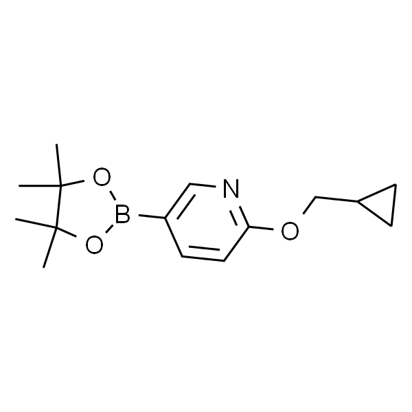 2-(Cyclopropylmethoxy)-5-(4，4，5，5-tetramethyl-1，3，2-dioxaborolan-2-yl)pyridine