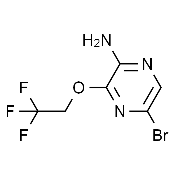 5-Bromo-3-(2，2，2-trifluoroethoxy)pyrazin-2-amine
