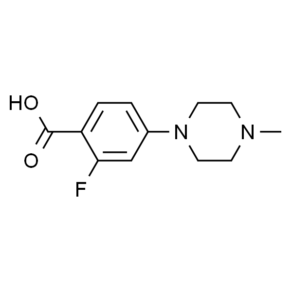 2-Fluoro-4-(4-methyl-1-piperazinyl)benzoic Acid
