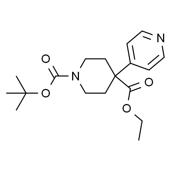 1-tert-Butyl 4-ethyl 4-(pyridin-4-yl)piperidine-1，4-dicarboxylate