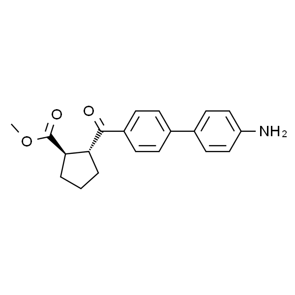 CYCLOPENTANECARBOXYLIC ACID, 2-[(4'-AMINO[1,1'-BIPHENYL]-4-YL)CARBONYL]-, METHYL ESTER, (1R,2R)-