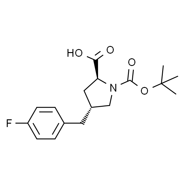 (2S,4R)-1-(tert-Butoxycarbonyl)-4-(4-fluorobenzyl)pyrrolidine-2-carboxylic acid