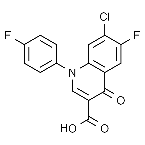 7-Chloro-6-fluoro-1-(4-fluorophenyl)-4-oxo-1，4-dihydroquinoline-3-carboxylic acid
